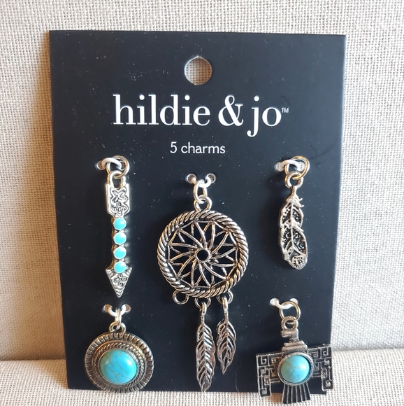 5 pc Native American Charm Set - Picture 1 of 5